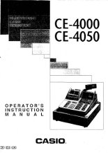 CE-4000 and CE-4050 operators and programming